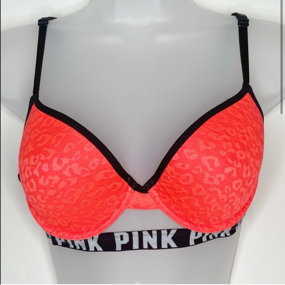 Leopard Lace Wear Everywhere Logo Band Push-Up Bra - Picture 3 of 8